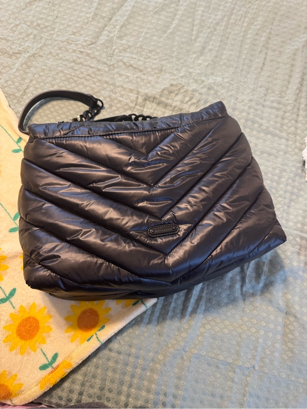 Rebecca Minkoff Quilted Shoulder Bag in Black